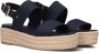 TOMMY HILFIGER Blauwe Espadrilles Mid Wedge Sandal - Thumbnail 1