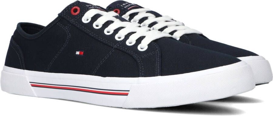 Tommy Hilfiger Blauwe Lage Sneakers Core Corporate Vulc