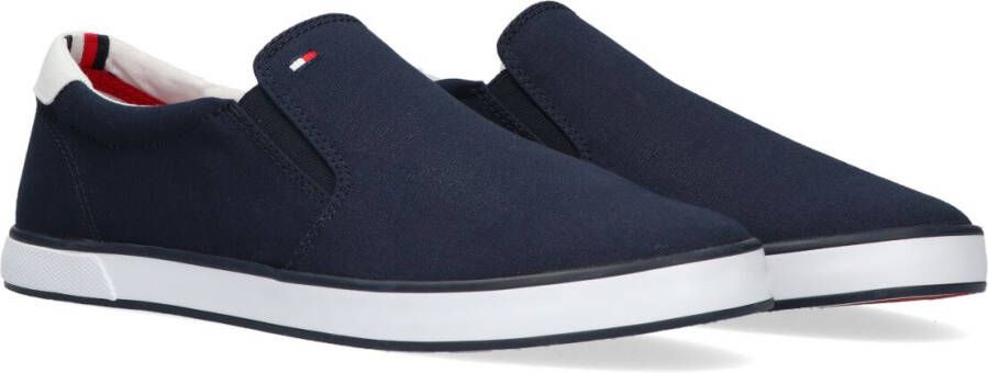 Tommy Hilfiger Harlow heren instappers laag donkerblauw canvas FM0FM00597
