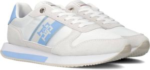 Tommy Hilfiger Plateausneakers RUNNER WITH TH WEBBING met contrastbeleg