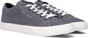 Tommy Hilfiger Blauwe Lage Sneakers Th Hi Vulc Core Low Chambray