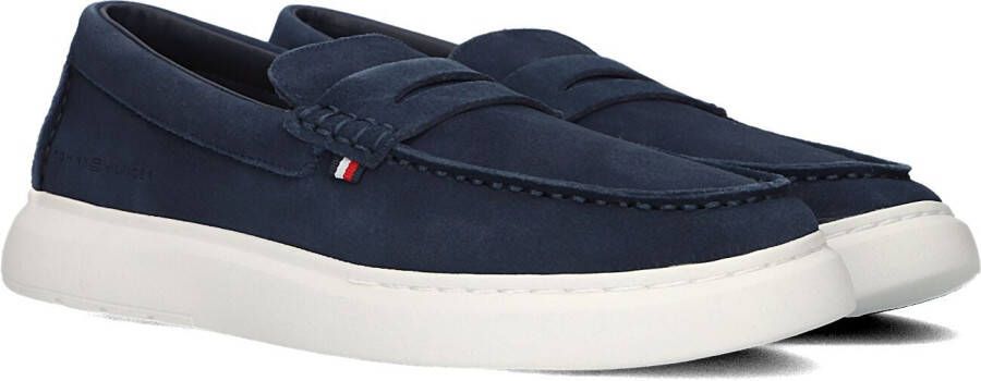 Tommy Hilfiger Hybride Loafer Suede Navy Schoen cm Suede 100 Leer Heren