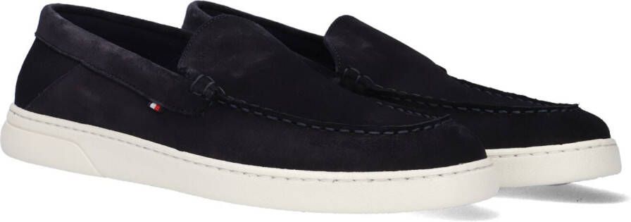 Tommy Hilfiger Mocassin Navy Schoen cm Suede Leer Heren Veterschoenen
