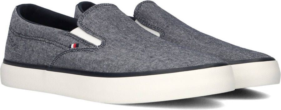 Tommy Hilfiger Slip-on sneakers TH HI VULC LOW SLIP ON CH vrijetijdsschoen instapschoen lage schoen met zij-elastieken