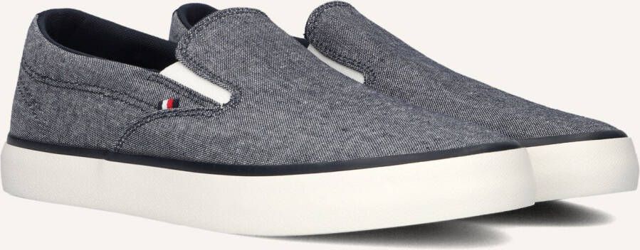 Tommy Hilfiger Slip-on sneakers TH HI VULC LOW SLIP ON CH vrijetijdsschoen instapschoen lage schoen met zij-elastieken