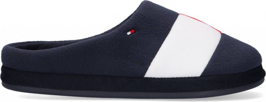 Tommy Hilfiger Blauwe Pantoffels Flag Homeslipper