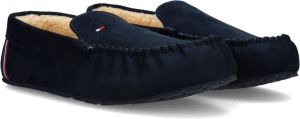 Tommy Hilfiger Pantoffels WARM CORPO ELEVATED HOMESLIPPER met gestreept textielband