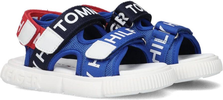 Tommy hilfiger Klittenband Sandaal Jongens Rood Blauw