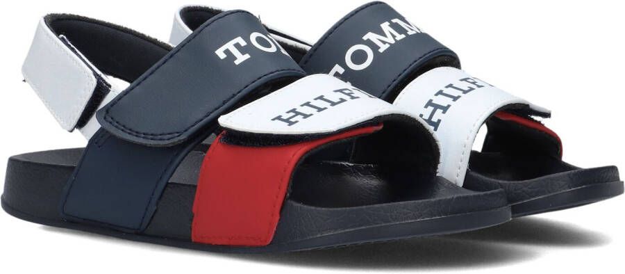 Tommy Hilfiger sandalen blauw wit rood Jongens Imitatieleer Logo 22