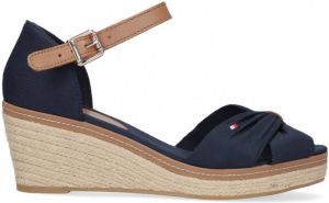 Tommy Hilfiger Sandaaltjes ICONIC ELBA SANDAL met contrasterende stiksels