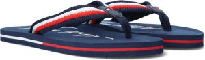 Tommy Hilfiger Teenslippers LOGO PRINT FLIP FLOP met strepen
