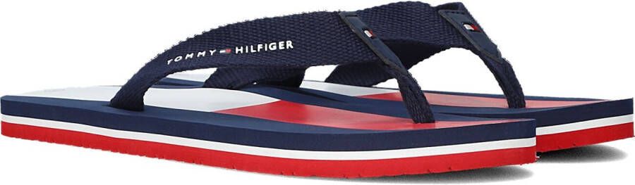 Tommy Hilfiger teenslippers donkerblauw Jongens Polyester 31