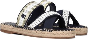 Tommy Hilfiger Slippers GOLDEN WEBBING SANDAL met markante siernaden