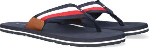 Tommy Hilfiger NU 21% KORTING: teenslippers CORPORATE HILFIGER BEACH SANDAL met gestreepte band