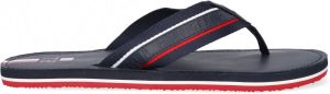 Tommy Hilfiger Blauwe Teenslippers Elevated Beach Flipflop