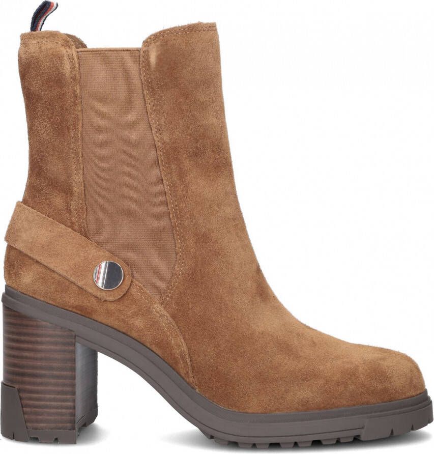 Bruin Tinten Outdoor High Heel Boot Enkellaarsjes Dames Bruin - Foto 2