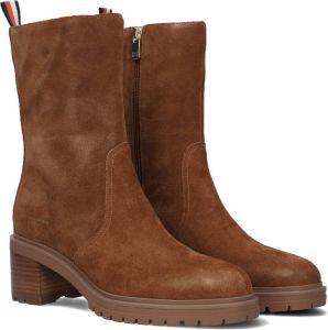 Bruin Tinten Outrdoor Mid Heel Boot Enkellaarsjes Enkelboots Dames Bruin
