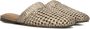 TOMMY HILFIGER Bruine Slippers Crochet Metallic Leather - Thumbnail 1