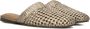 TOMMY HILFIGER Bruine Slippers Crochet Metallic Leather - Thumbnail 1