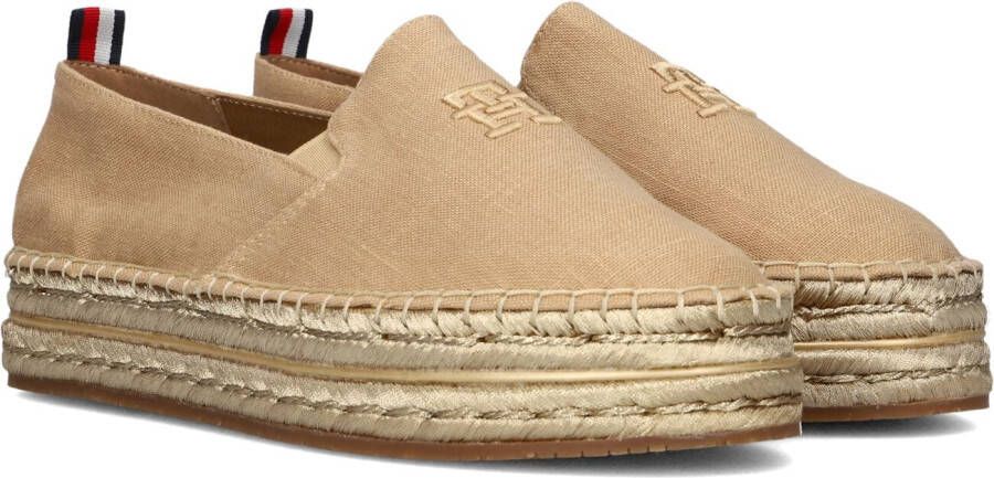 TOMMY HILFIGER Camel Espadrilles Th Embroidered Flatform