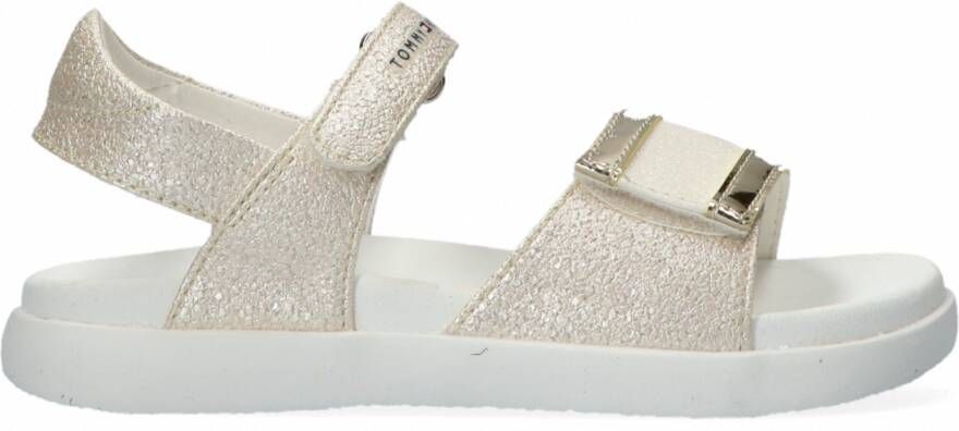 Tommy Hilfiger Gouden Sandalen - Schoenen.nl
