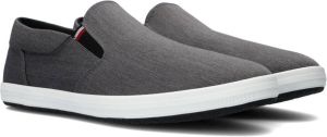 Tommy Hilfiger Grijze Instappers Essential Slip On Chambray Vulc