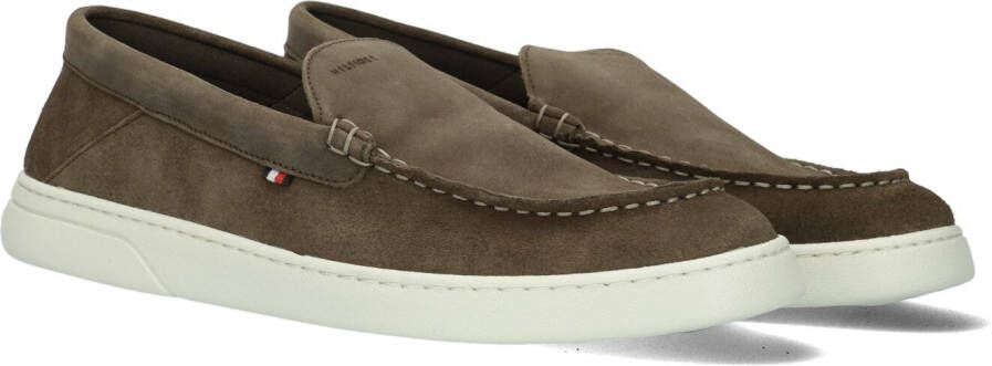 Tommy Hilfiger TH comfort hybrid loafer FMoFM island taupe Groen