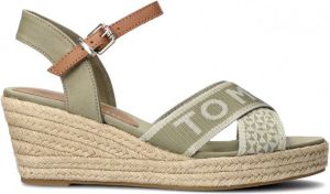 Tommy Hilfiger FW0FW06297 Tommy Webbing Low Wedge Sandal Q1