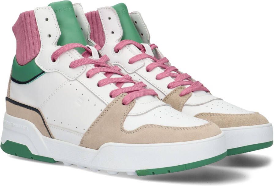 Tommy Hilfiger Roze Lage Sneakers High Cut Seasonal