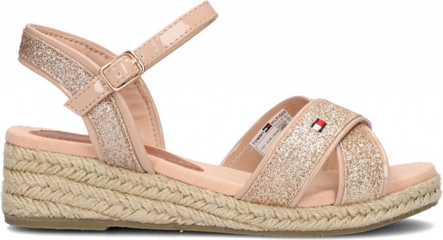 Tommy Hilfiger Meisjes Roze Cross Strap Sandalen Pink Dames