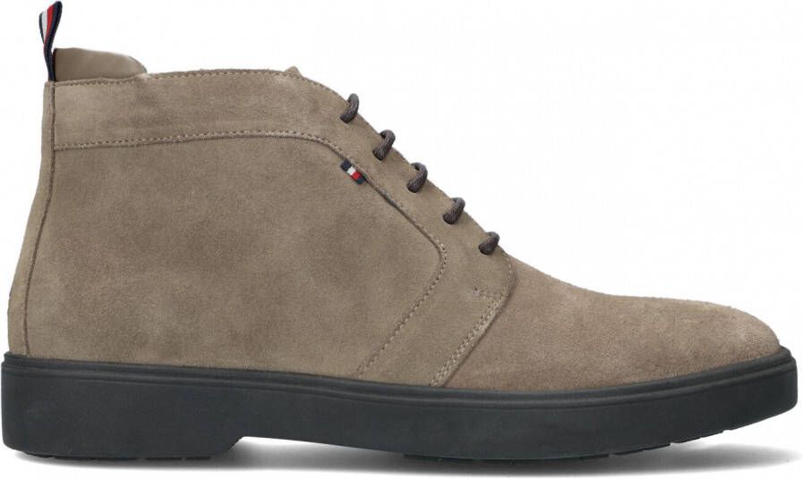 Tommy Hilfiger Taupe Veterboots Classic Hilfiger Suede Lace Boot