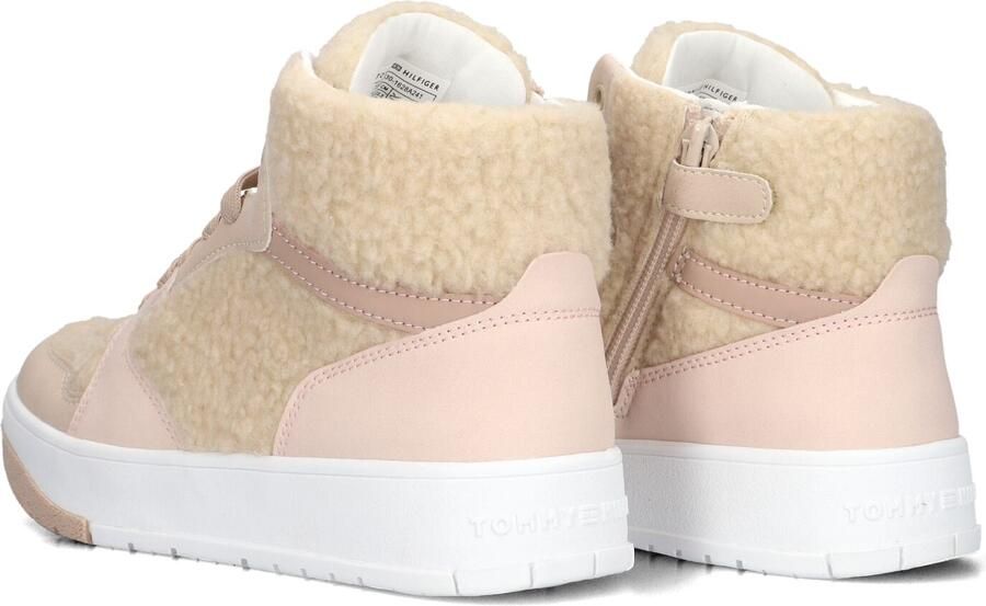 Tommy Hilfiger Sneaker van imitatiebont met logo - Foto 4
