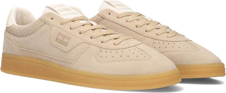 Tommy Jeans Sneakers laag 'The Greenwich Metallic Logo' beige crème