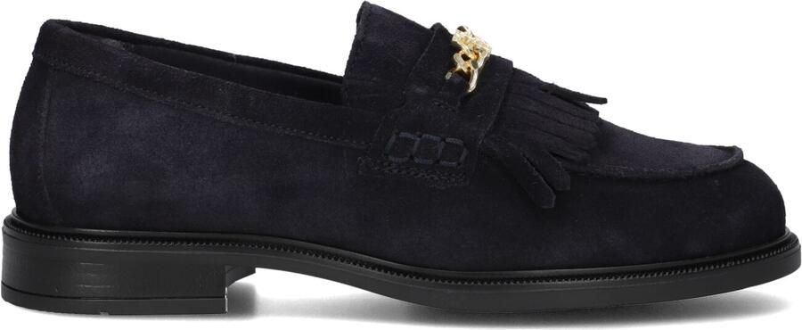 TOMMY HILFIGER Blauwe Loafers Th Chain Fringe Suede Loafer - Foto 3