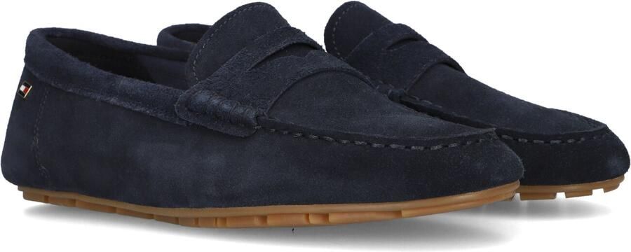 Tommy Hilfiger Instappers FLAG SOFT SUEDE DRIVER LOAFER instapschoen comfortabele schoen moccasin flats met modieuze decoratieve sluiting - Foto 3