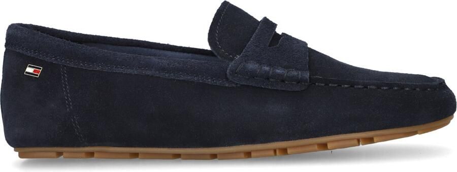Tommy Hilfiger Instappers FLAG SOFT SUEDE DRIVER LOAFER instapschoen comfortabele schoen moccasin flats met modieuze decoratieve sluiting - Foto 5