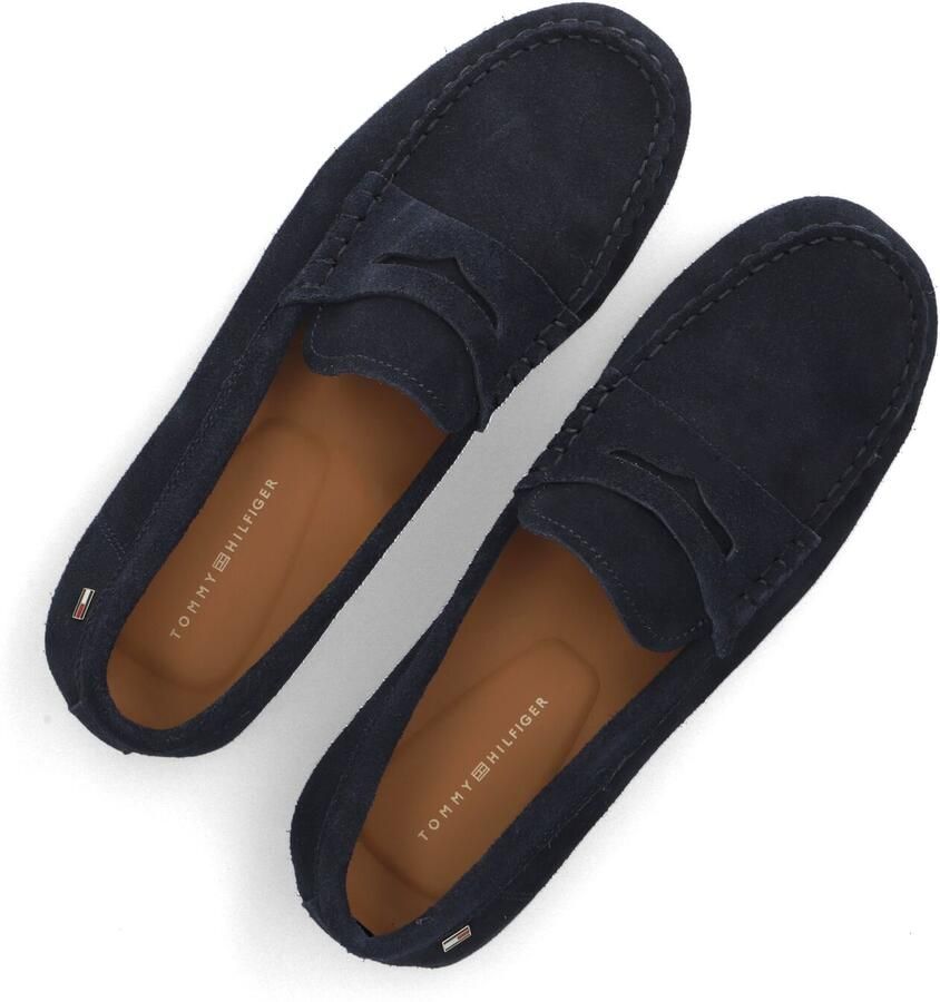 Tommy Hilfiger Instappers FLAG SOFT SUEDE DRIVER LOAFER instapschoen comfortabele schoen moccasin flats met modieuze decoratieve sluiting - Foto 2