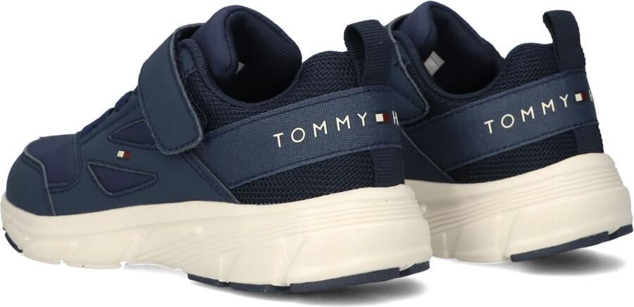Tommy Hilfiger imitatieleren sneakers donkerblauw - Foto 4