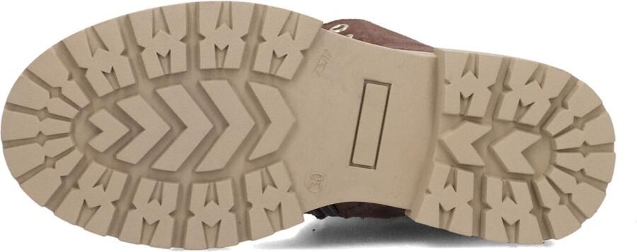 Tommy Hilfiger suède enkelboots met profielzool donkerbruin - Foto 5
