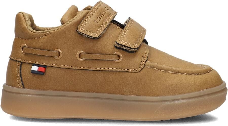 Tommy Hilfiger sneakers camel Bruin Jongens Polyurethaan