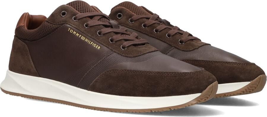 Tommy Hilfiger Sneakers van echt leer met labelopschrift