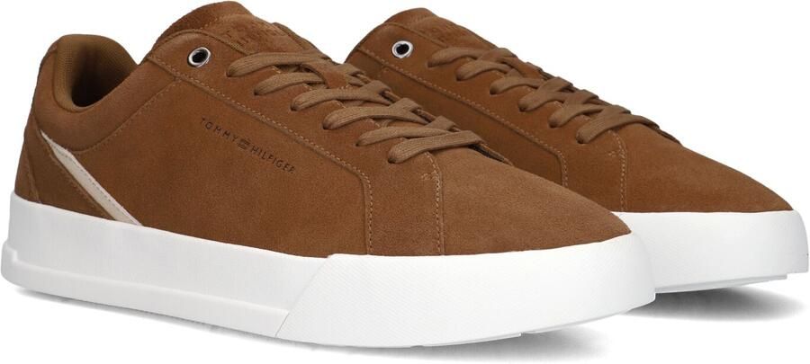 TOMMY HILFIGER Sneakers laag 'Court' ombergrijs