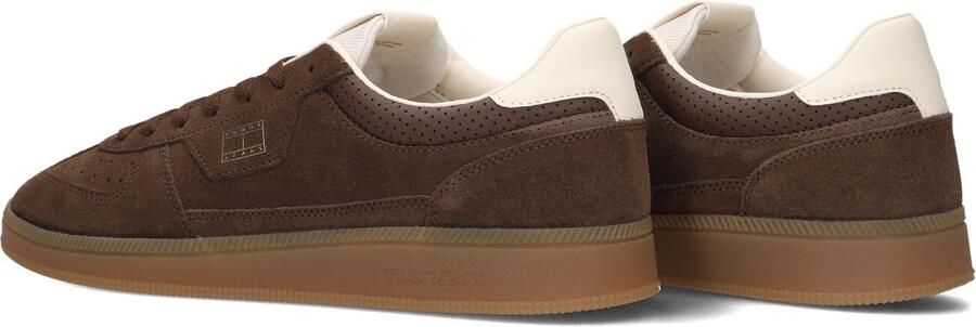 Tommy Jeans The Greenwich Edge suède sneakers bruin - Foto 2