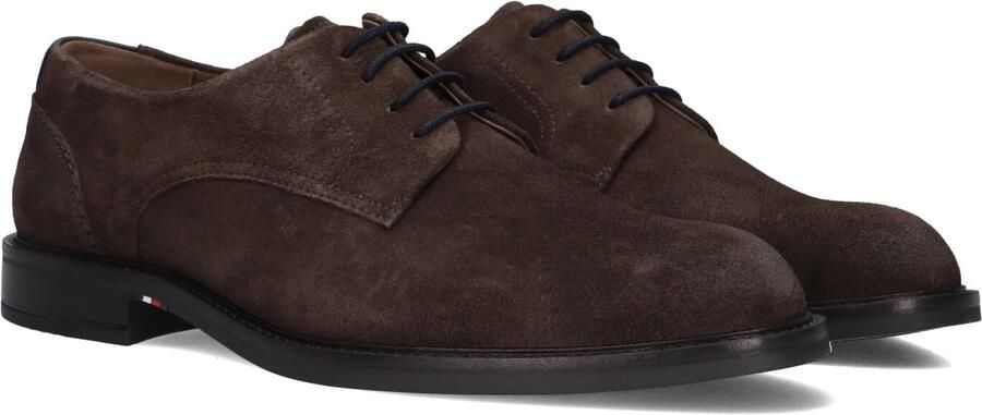 TOMMY HILFIGER Bruine Veterschoenen Corporate Dressy Shoe