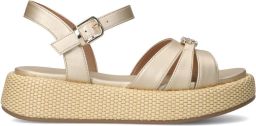 Tommy Hilfiger sandalen champagne platinum Wit Meisjes Imitatieleer