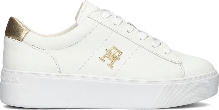 Tommy Hilfiger Plateausneakers PLATFORM COURT SNEAKER METALLICS vrijetijdsschoen halfhoge schoen veterschoen met th-logo - Foto 3