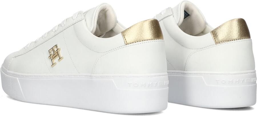Tommy Hilfiger Plateausneakers PLATFORM COURT SNEAKER METALLICS vrijetijdsschoen halfhoge schoen veterschoen met th-logo - Foto 4