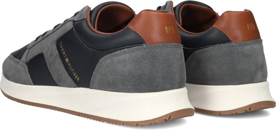 TOMMY HILFIGER Grijze Sneakers Elevated Hilfiger Mix Runner - Foto 3