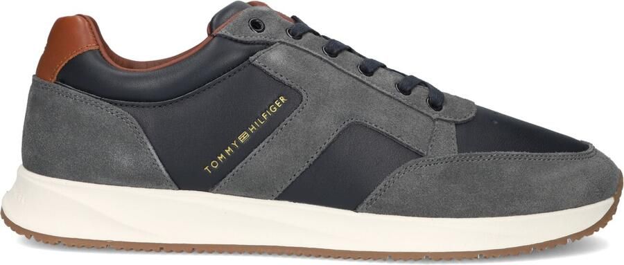 TOMMY HILFIGER Grijze Sneakers Elevated Hilfiger Mix Runner - Foto 4