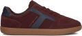 Tommy Hilfiger Sneakers van echt leer met logo-opschrift - Bordeaux